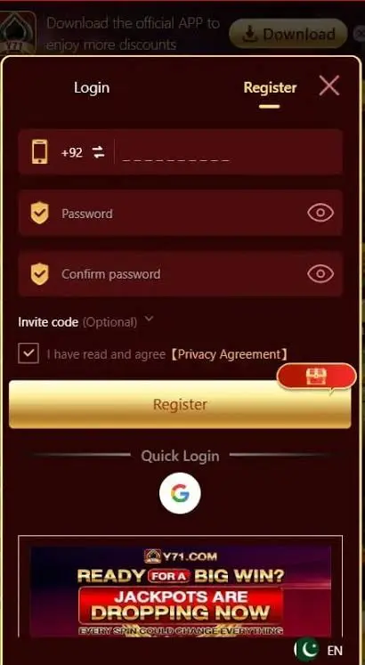 Y71 Game Apk