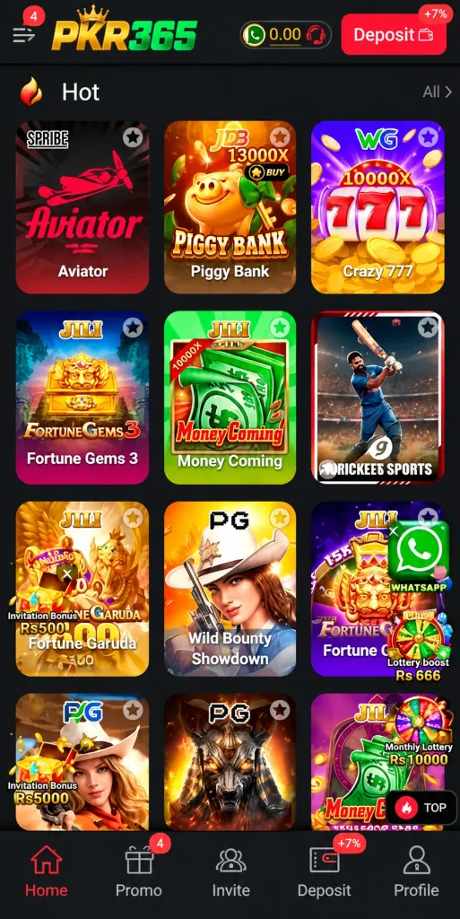 pkr365 game
